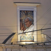 Portret św. Jana Pawła II. Franciszkańska 3