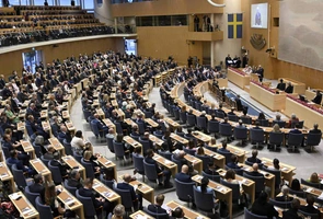 Parlament Szwecji Riksdag zatwierdził przystąpienie kraju do NATO
