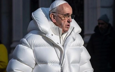 Papież w puchowej kurtce „od Balenciagi”. Czy i ty się dałeś nabrać