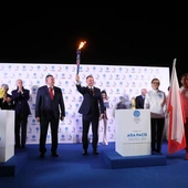 Prezydent Duda odebrał w Rzymie Ogień Pokoju na Igrzyska Europejskie