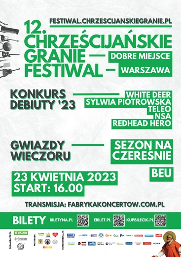 Chrześcijańskie Granie 2023 – znamy dokładny program festiwalu!