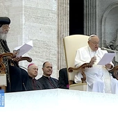 Wyjątkowe spotkanie Franciszka z patriarchą Tawadrosem