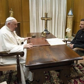 Zełenski w Watykanie: prosiłem papieża Franciszka o potępienie zbrodni na Ukrainie 