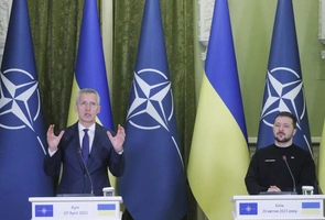 Szef NATO: dopóki trwa wojna, Ukraina nie będzie mogła przystąpić do Sojuszu