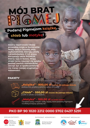 Akcja „Mój brat Pigmej” rozpoczęta! Możesz wesprzeć edukację dzieci w Afryce
