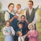Ulmowie namalowani. Co oznacza symbolika beatyfikacyjnego obrazu rodziny z Markowej?