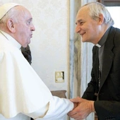 Kard. Zuppi z Papieżem Franciszkiem
