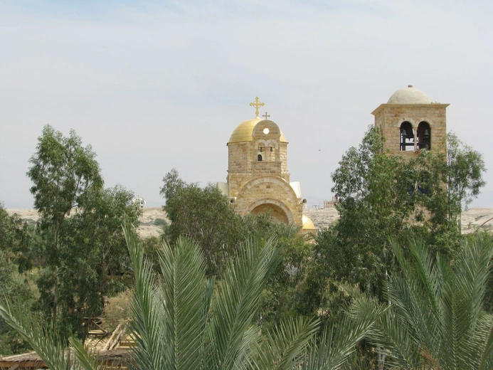 Kościół w Jordanii w miejscu chrztu Jezusa