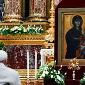 Papież Franciszek w Bazylice Santa Maria Maggiore