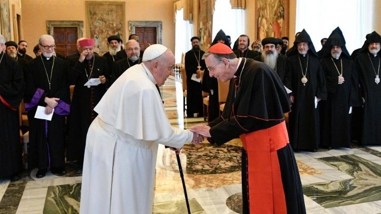 Spotkanie Papieża z komisją ds. dialogu między katolikami a Kościołami orientalnymi