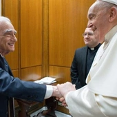 Martin Scorsese z Papieżem Franciszkiem