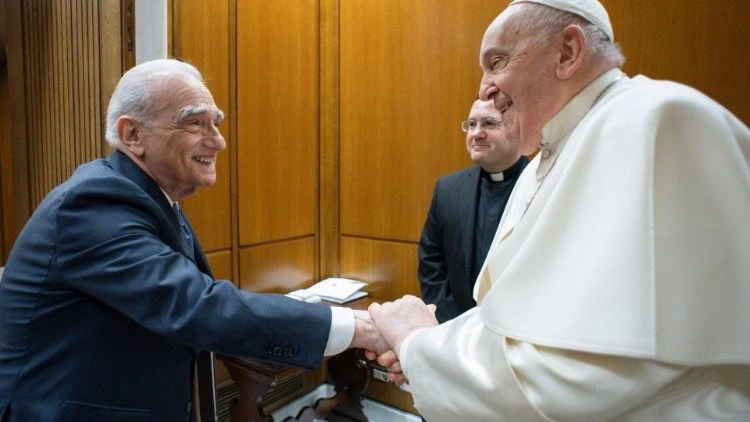 Martin Scorsese z Papieżem Franciszkiem