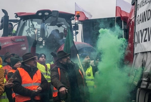 Dolnośląskie: protestujący rolnicy zablokowali węzeł Brzezimierz na autostradzie A4