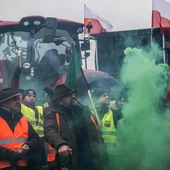Dolnośląskie: protestujący rolnicy zablokowali węzeł Brzezimierz na autostradzie A4