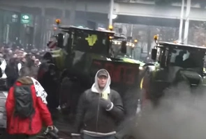 Starcia na ulicach Brukseli. Protest rolników coraz ostrzejszy