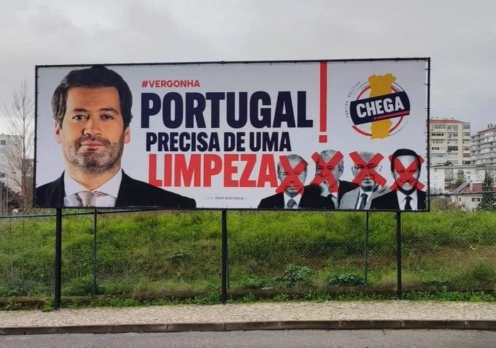 Banner wyborczy Chega