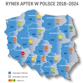 Białe plamy na samorządowej mapie Polski – gdzie w Polsce znikają apteki?
