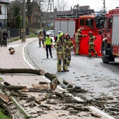 Małopolskie: Pięć ofiar śmiertelnych huraganowego wiatru