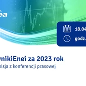 #WynikiEnei za 2023 rok – transmisja z konferencji