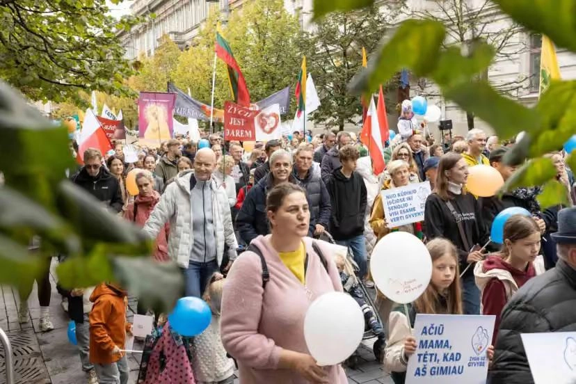 Marsz dla Życia w Wilnie: iść pod prąd groźnym przemianom kulturowym