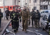 Kolejny rosyjski atak rakietowy na Kijów. Stacja metra w gruzach